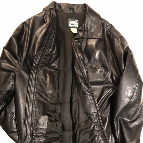 Roots Other - Roots- Canada 🇨🇦 XL MENS LEATHER JACKET
